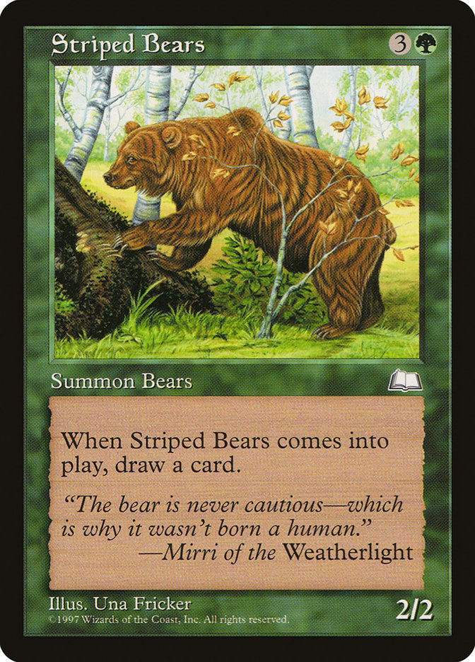Striped Bears [Weatherlight]