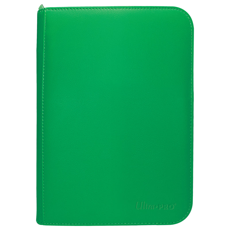 Ultra PRO: 4-Pocket Zippered PRO-Binder - Vivid (Green)