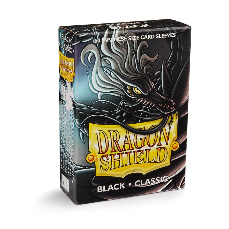 Dragon Shield: Japanese Size 60ct Sleeves - Black (Classic)
