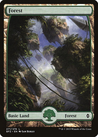 Forest (271) - Full Art [Battle for Zendikar]