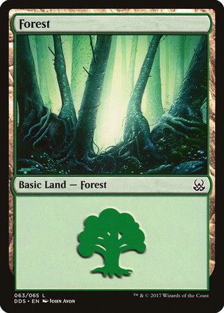 Forest (63) [Duel Decks: Mind vs. Might]