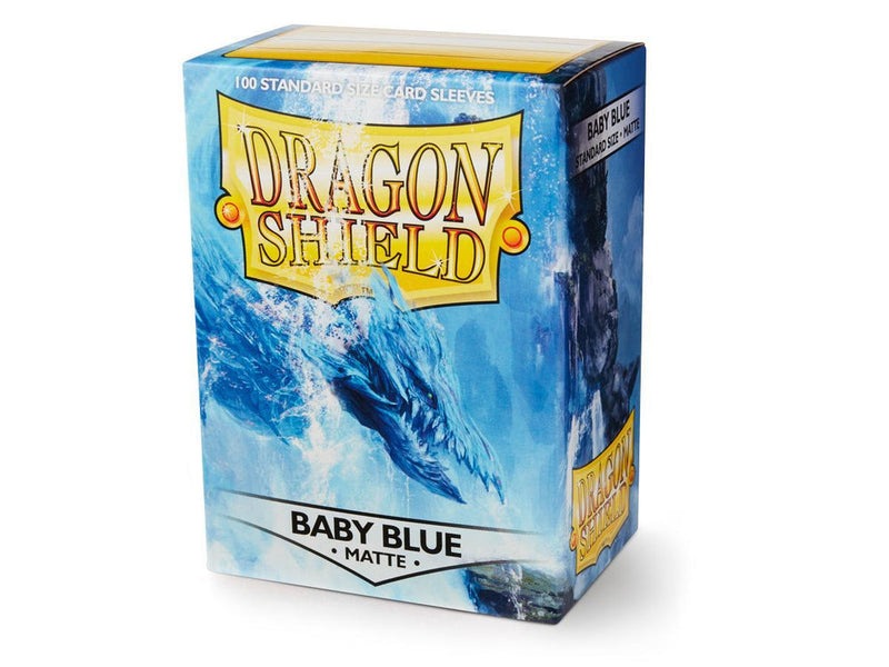 Dragon Shield: Standard 100ct Sleeves - Baby Blue (Matte)