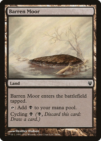 Barren Moor [Duel Decks: Izzet vs. Golgari]