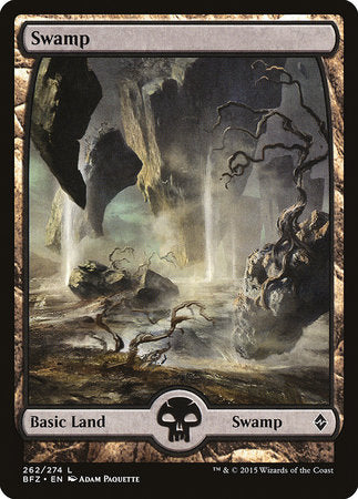 Swamp (262) - Full Art [Battle for Zendikar]