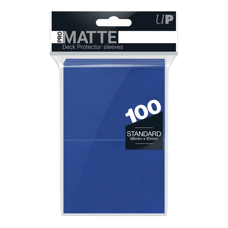 Ultra PRO: Standard 100ct Sleeves - PRO-Matte (Blue)