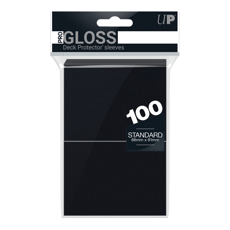 Ultra PRO: Standard 100ct Sleeves - PRO-Gloss (Black)