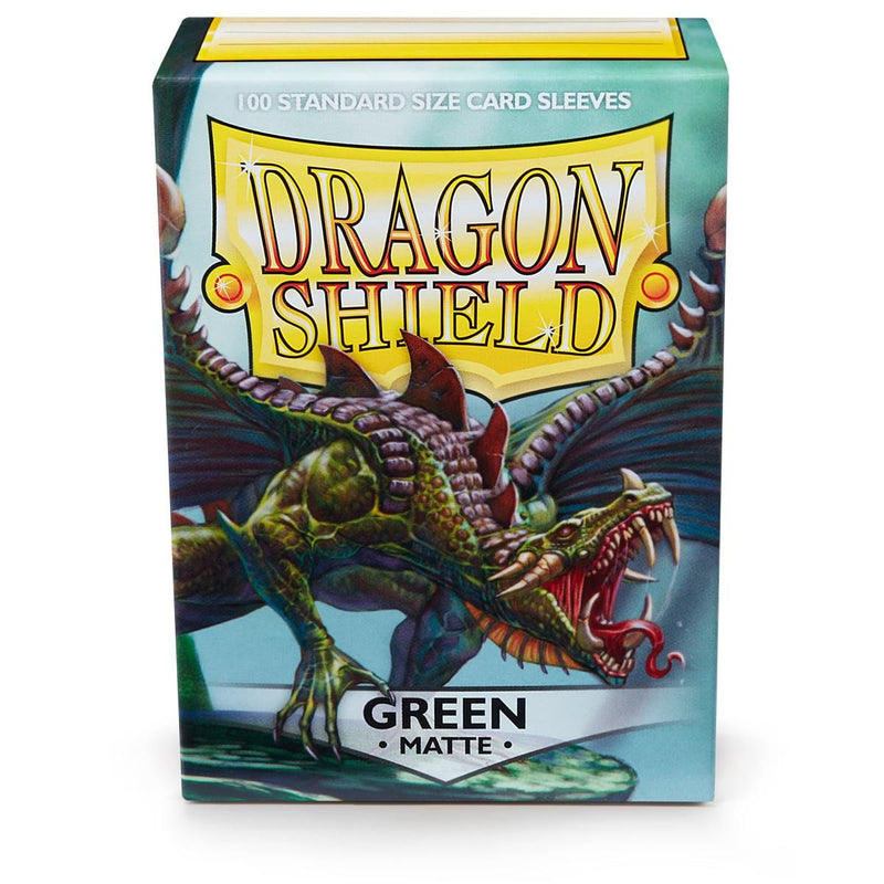 Dragon Shield: Standard 100ct Sleeves - Green (Matte)