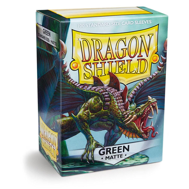 Dragon Shield: Standard 100ct Sleeves - Green (Matte)